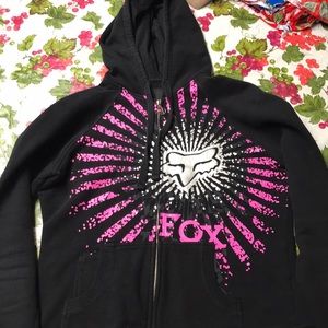 Fox Zip Up Hoodie